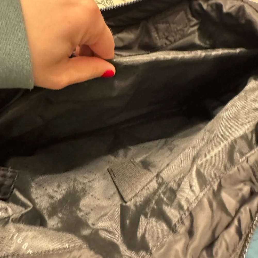 BUGATTI Black Quilted Tote Bag
